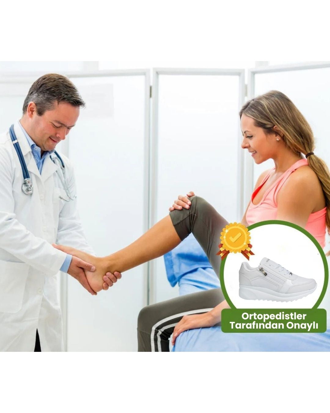 Comfo Feet Ortopedik Ayakkabı Beyaz