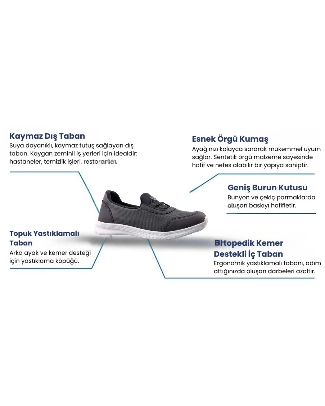 Comfo Feet Daily Flex Beyaz