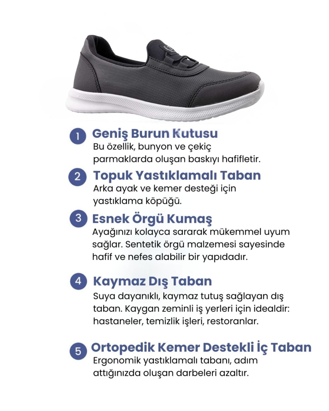 Comfo Feet Daily Flex Beyaz