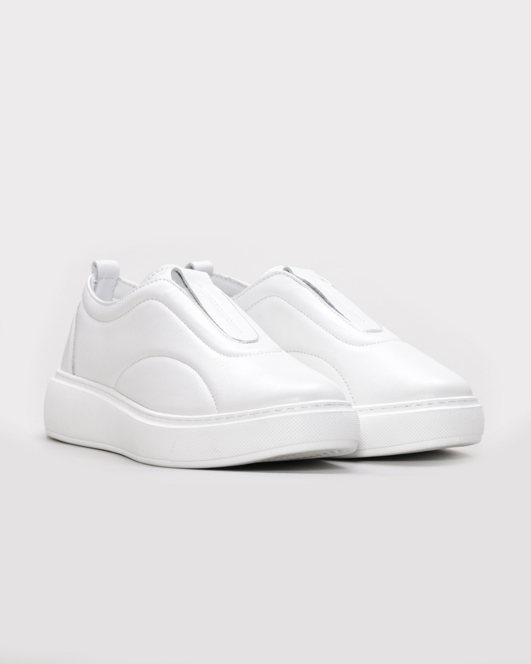 Hakiki Deri Beyaz Kadın Casual Ayakkabı (CW-04)