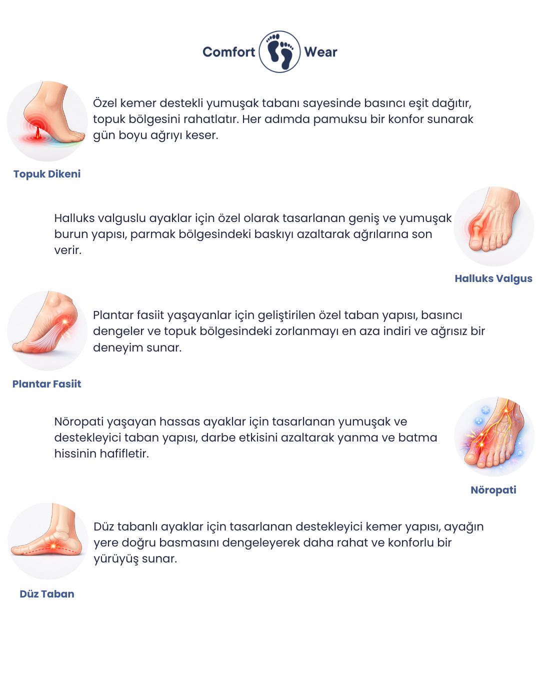 Hakiki Deri Unisex Ortopedik Ayakkabı (CW-01)