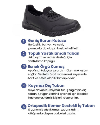 Comfo Feet Daily Flex Siyah