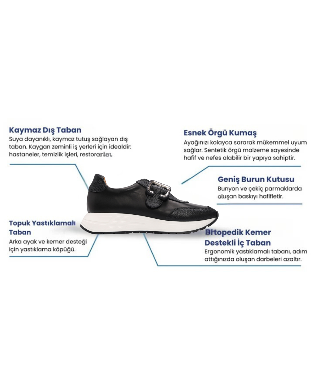 Hakiki Deri Kadın Casual Ayakkabı (CW-11)