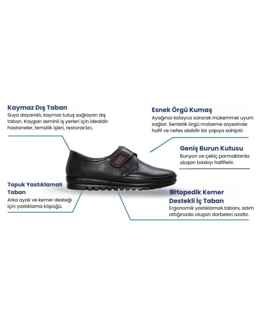 Hakiki Deri Kadın Casual Ayakkabı (CW-09)