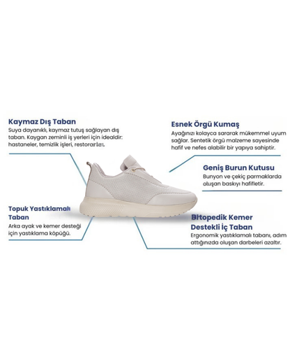 Hakiki Deri Kadın Casual Ayakkabıı (CW-05)